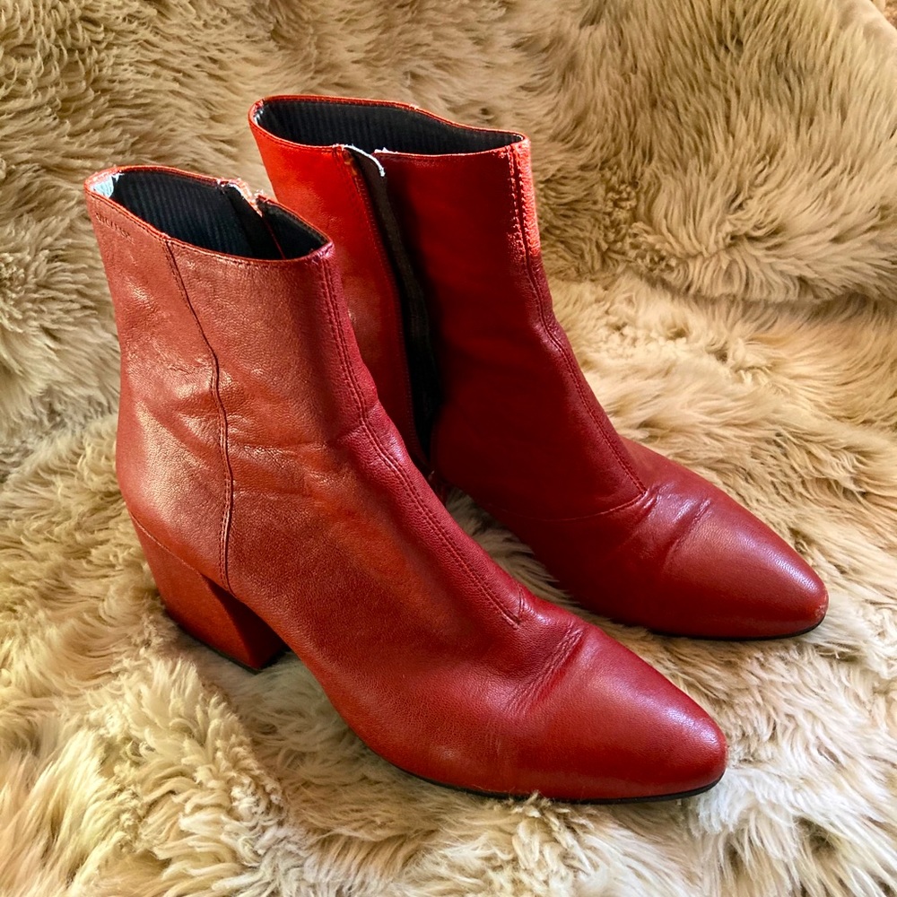 Vagabond Red Booties